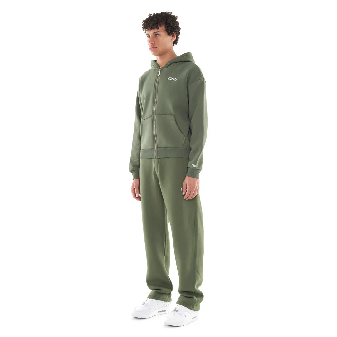 OPEN LEG JOGGER BRONZE GREEN