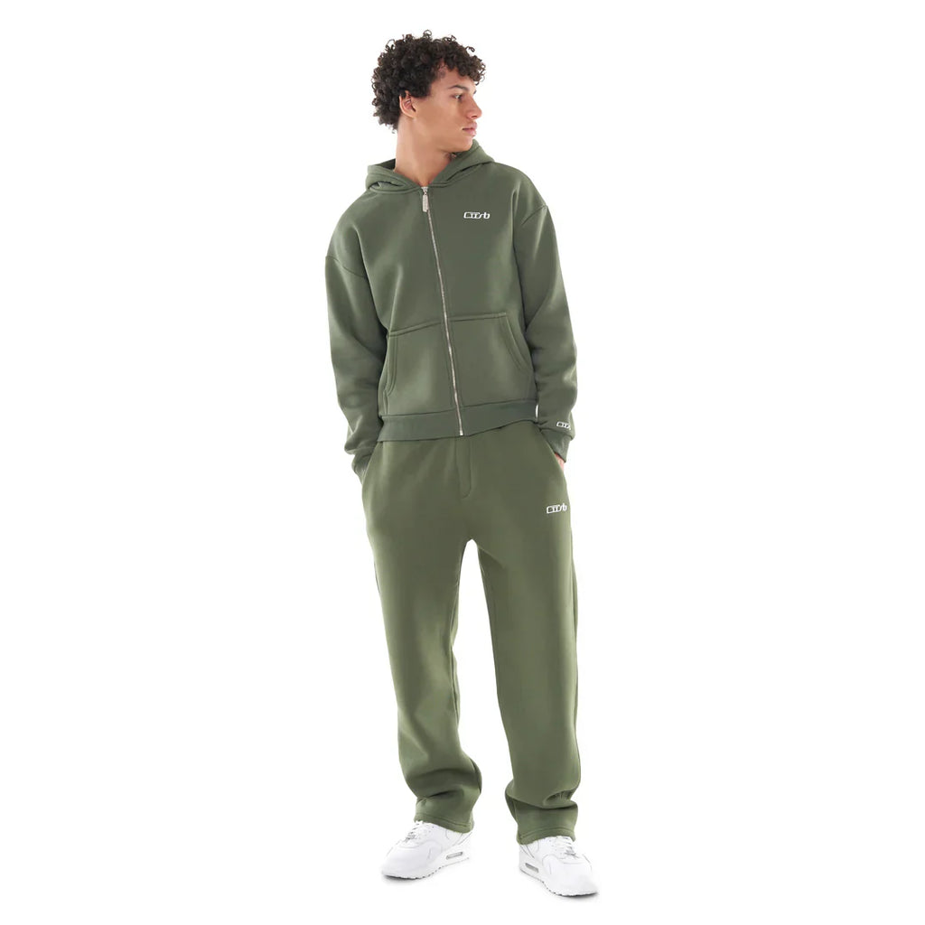OPEN LEG JOGGER BRONZE GREEN