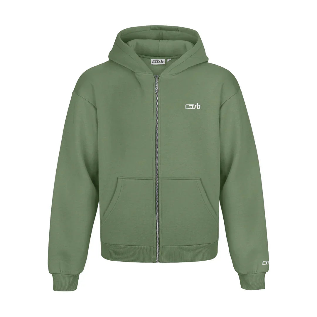 ZIP-UP BRONZE GREEN