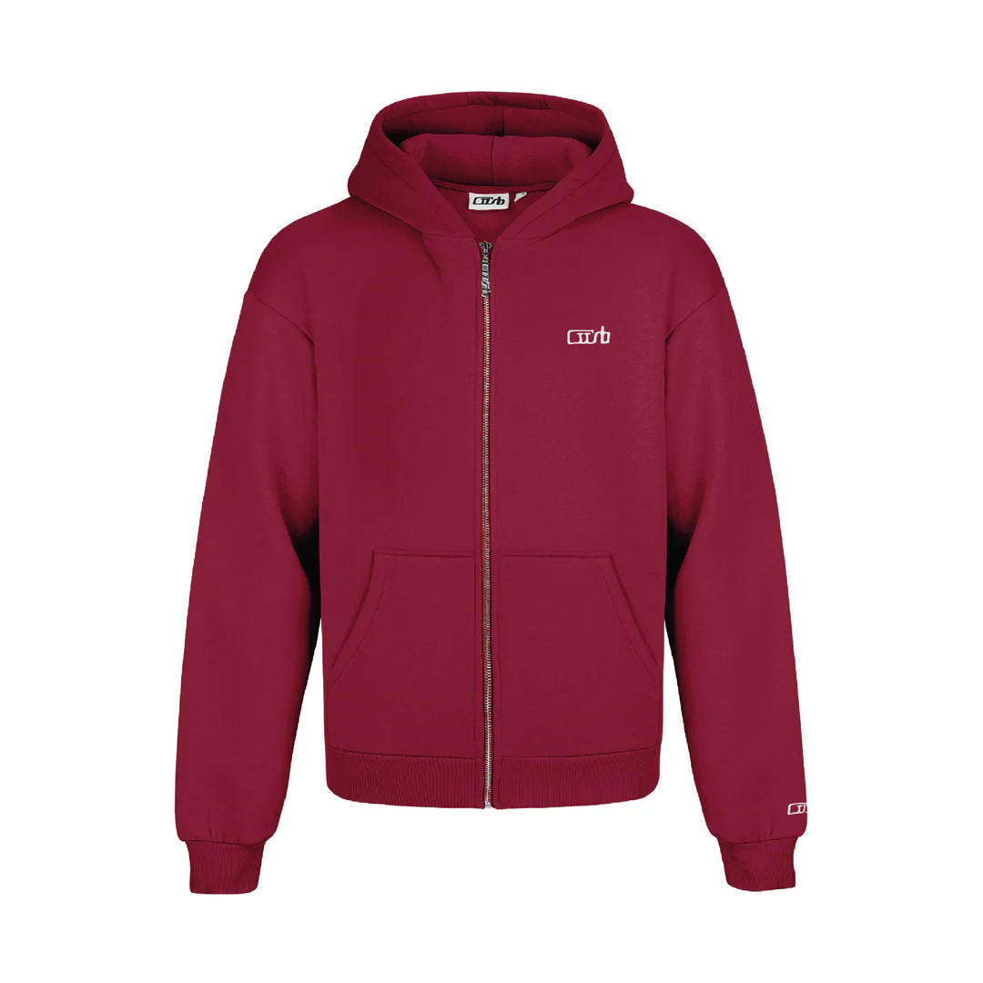 ZIP-UP RICH RED